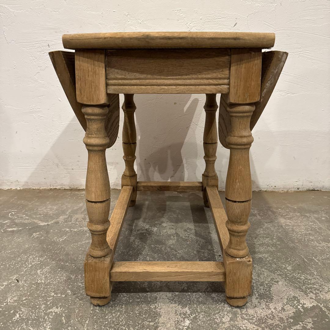 nozドロップリーフテーブル　　サイドテーブル　剥離