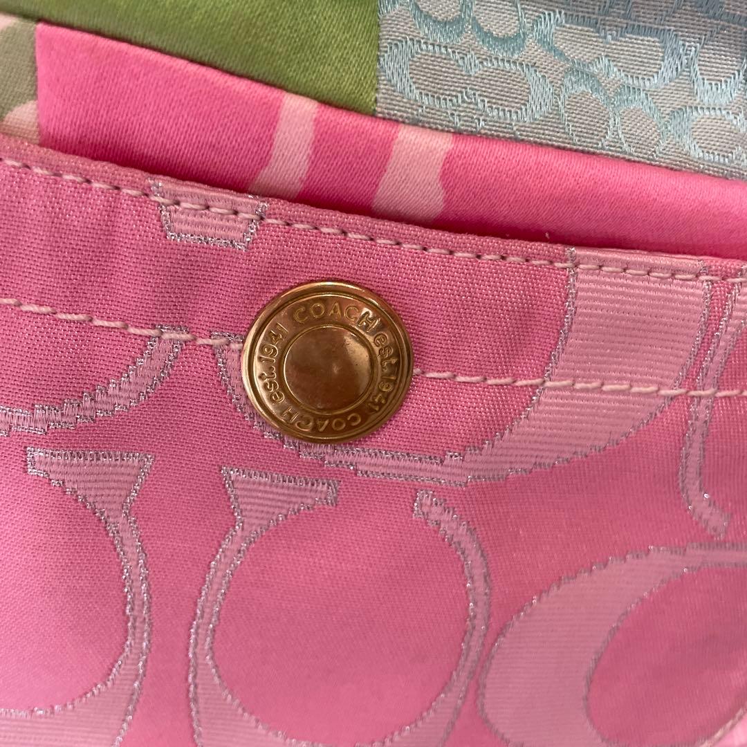 COACH パッチワーク ボディバッグ