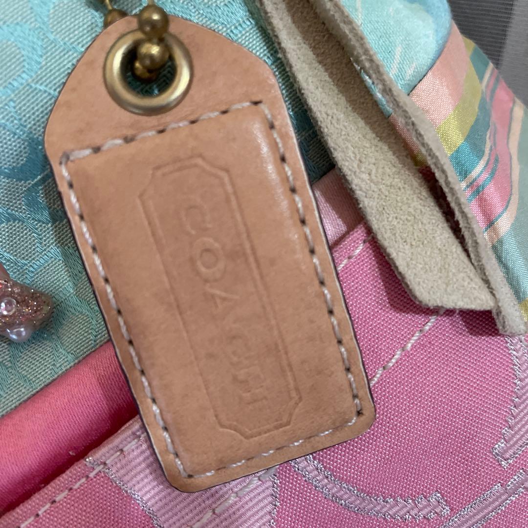 COACH パッチワーク ボディバッグ