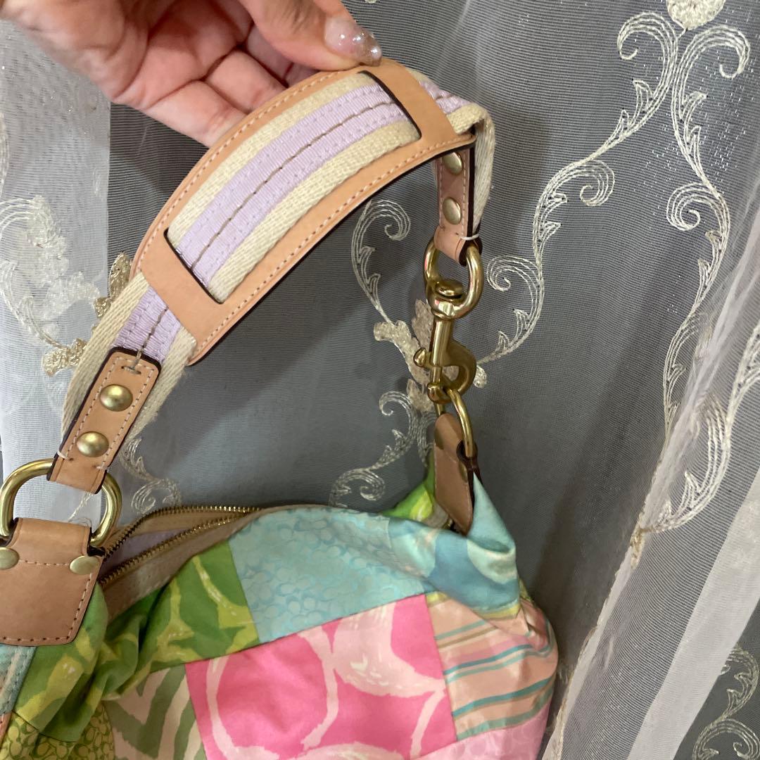 COACH パッチワーク ボディバッグ