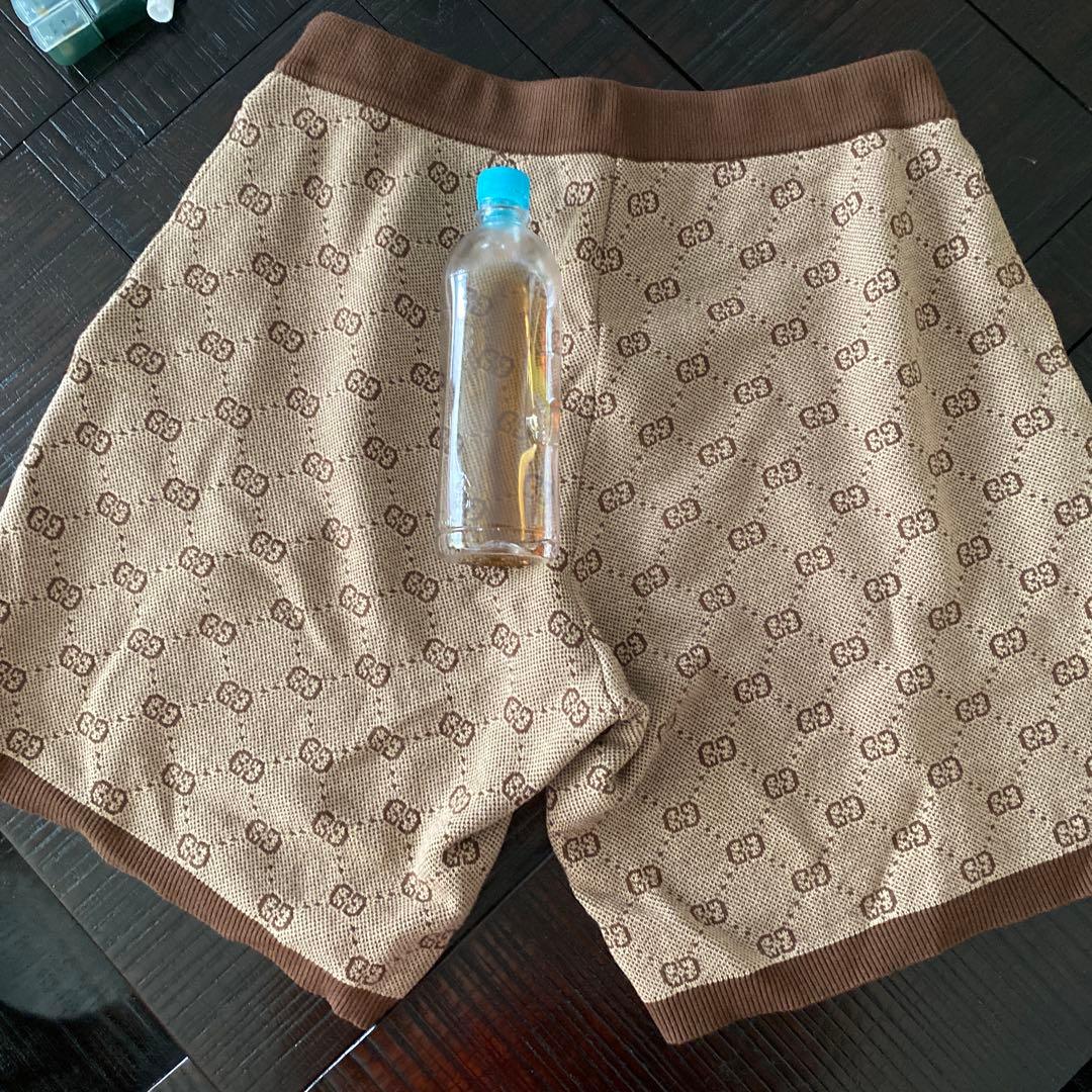 GUCCI GGロゴ ショートパンツ L ベージュ・ブラウン