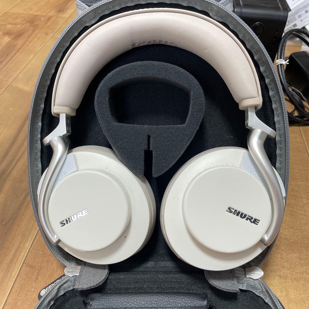 SHUREシュア、SBH2350-WH-A、aonic50、ワイヤレスヘッドホン