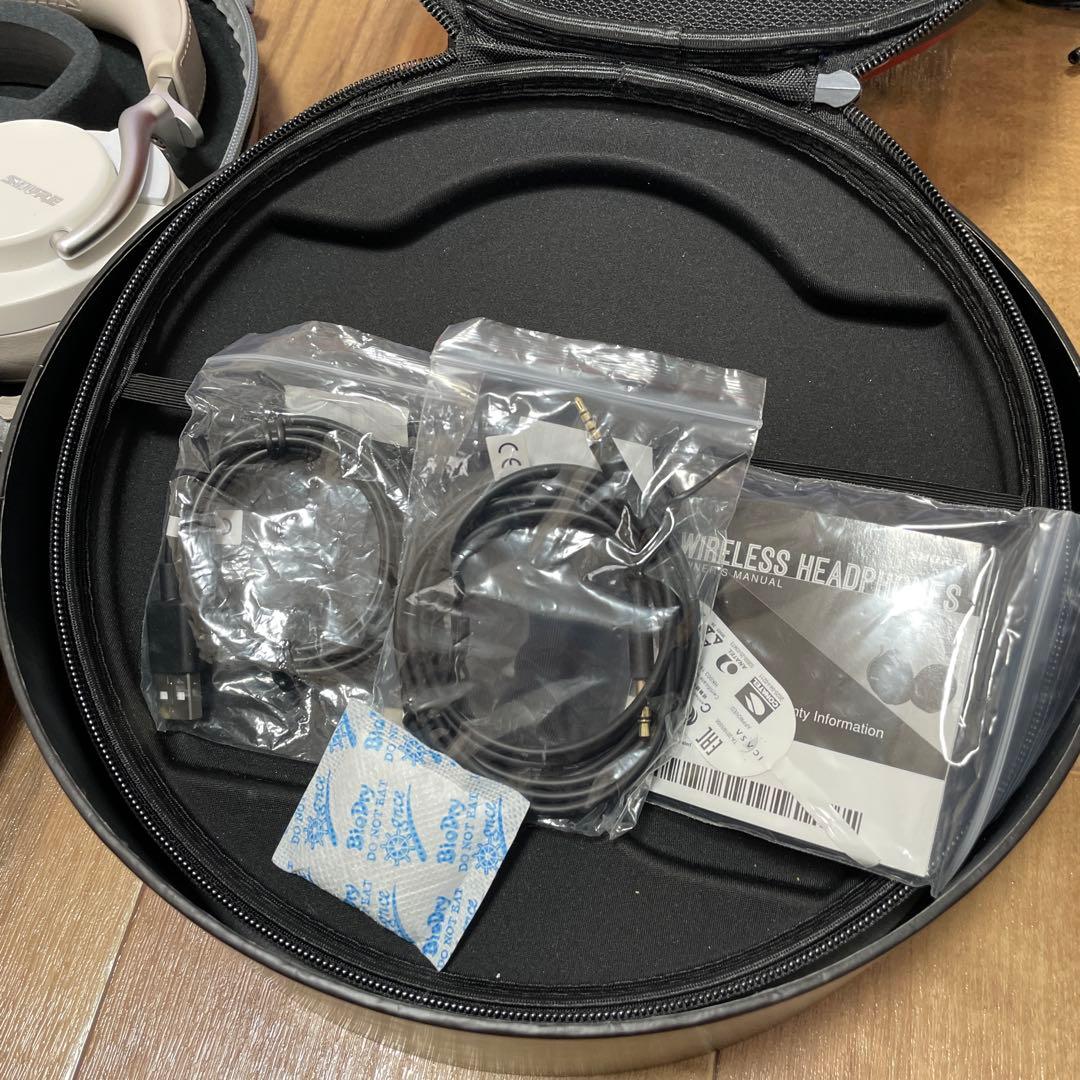 SHUREシュア、SBH2350-WH-A、aonic50、ワイヤレスヘッドホン