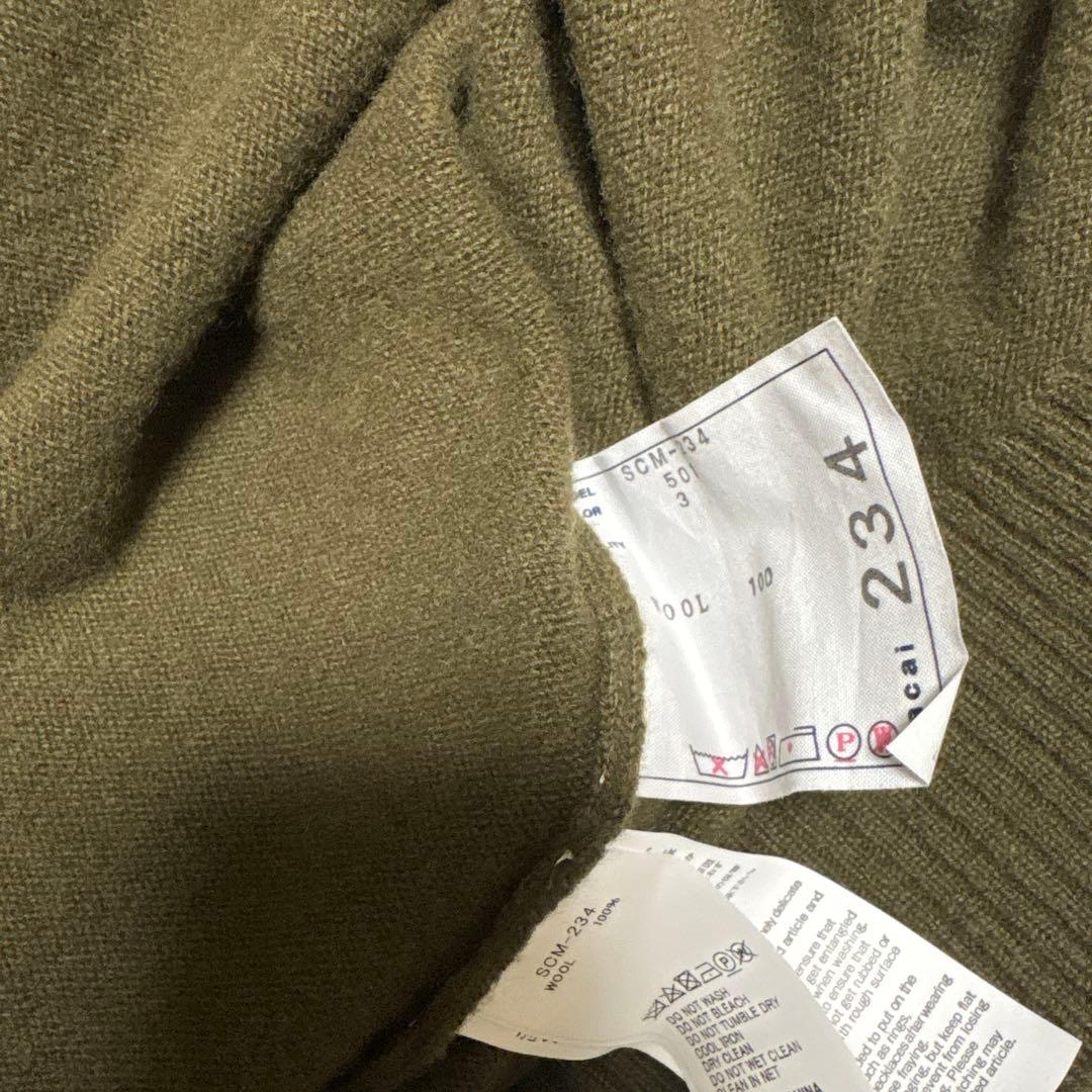 トップス SACAI CLASSIC Wool Knit