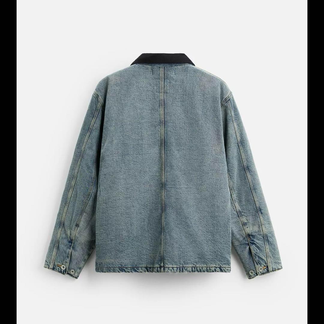 ZARA コントラストカラー デニムジャケット　M