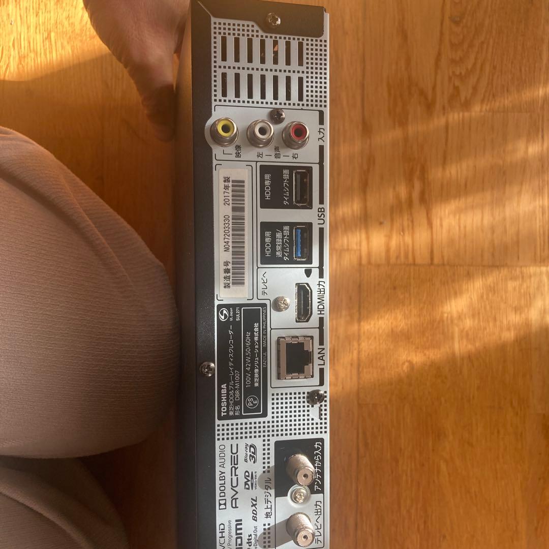 TOSHIBA ￼レグザサーバー DBR M1007 ブラック