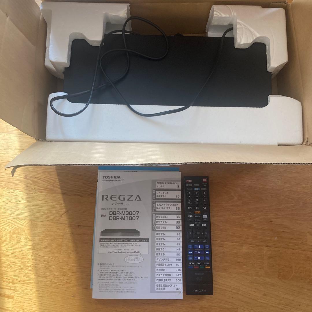 TOSHIBA ￼レグザサーバー DBR M1007 ブラック