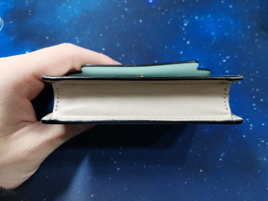 【新品・未使用品）MARNI 名刺入れ ミントグリーン/ホワイト