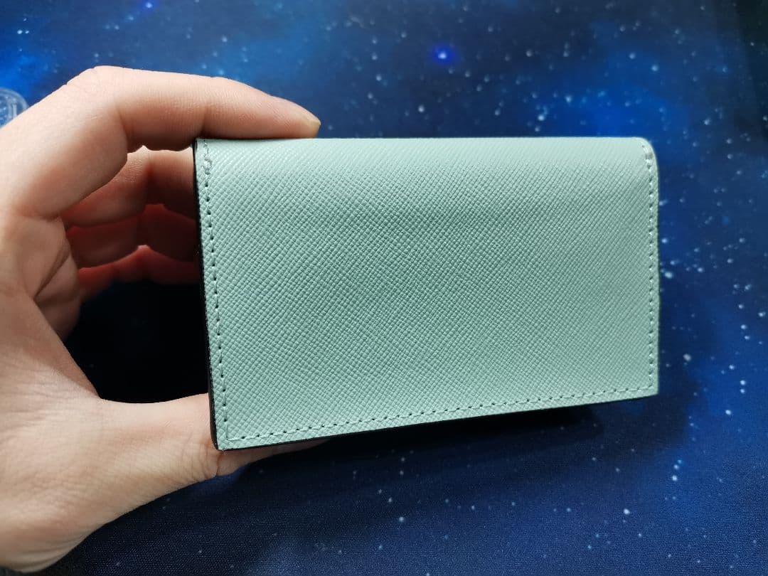 【新品・未使用品）MARNI 名刺入れ ミントグリーン/ホワイト