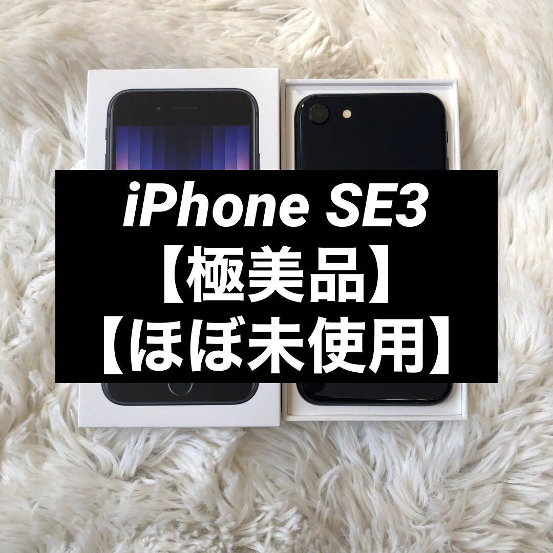 【極美品】iPhone SE3 64GB SIMフリー 【即発送】 【付属品】
