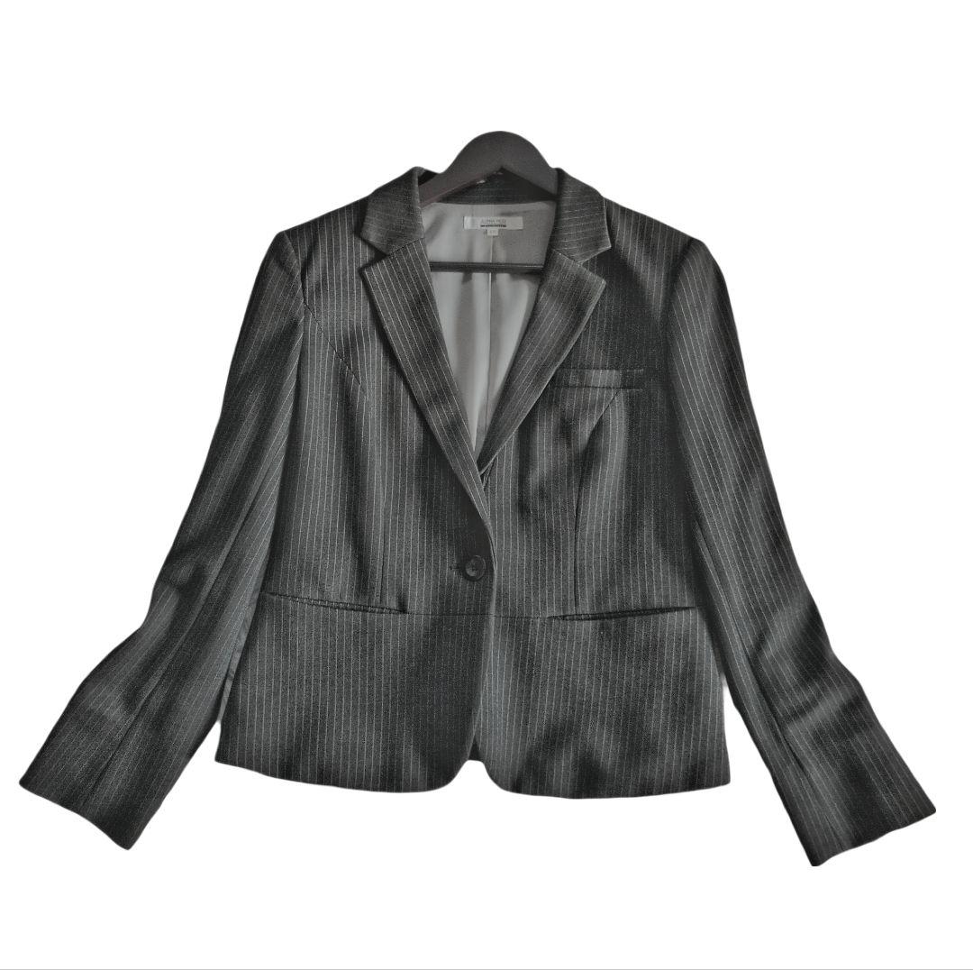 美品☆ アルファピア 事務服 オフィススーツ グレー 13号 ウォッシャブル