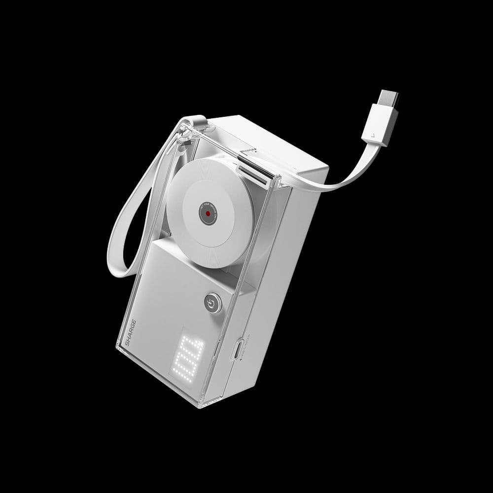 SHARGE モバイルバッテリー 格納式3-in-1