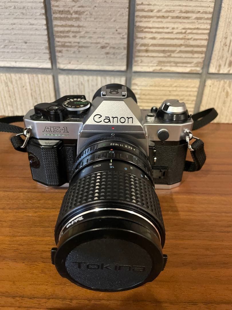 【美品】Canon AE-1 フィルムカメラ Tokinaレンズ付き