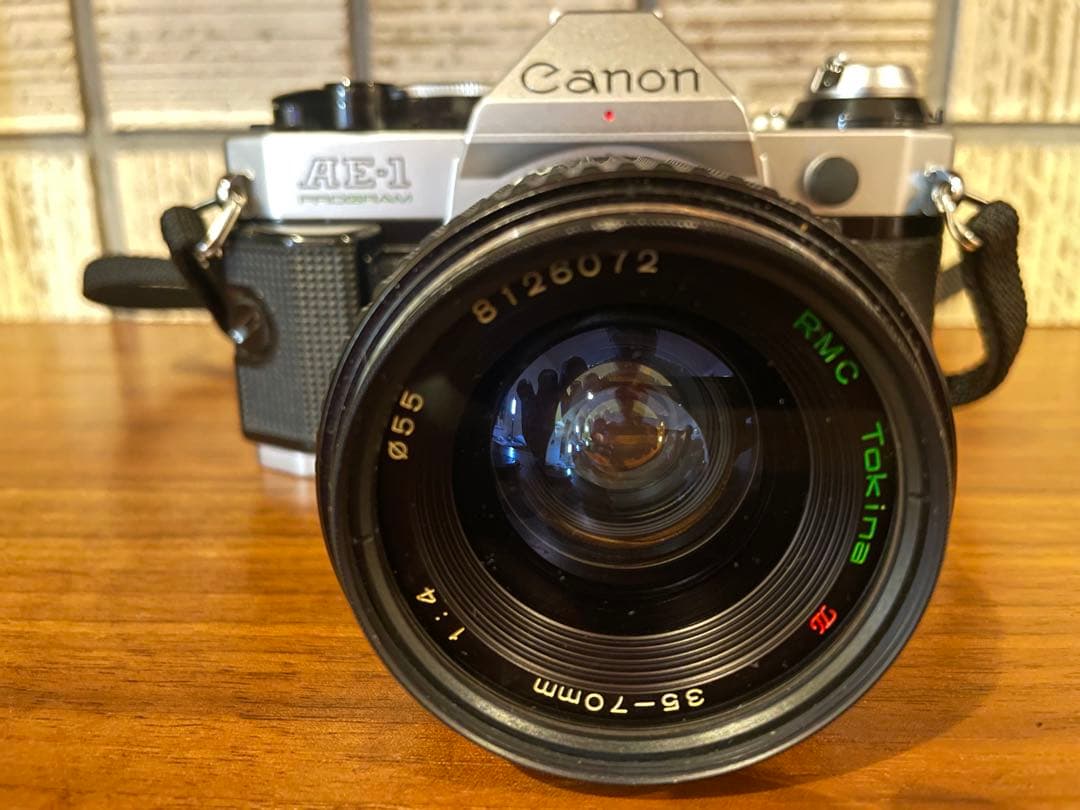 【美品】Canon AE-1 フィルムカメラ Tokinaレンズ付き