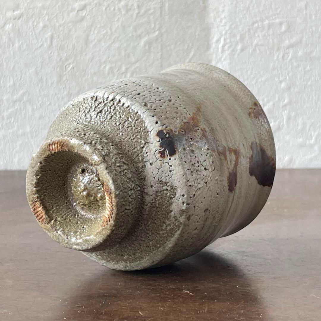 人間国宝　浜田庄司　鉄絵　湯呑　共箱　酒器　ぐい呑　としても