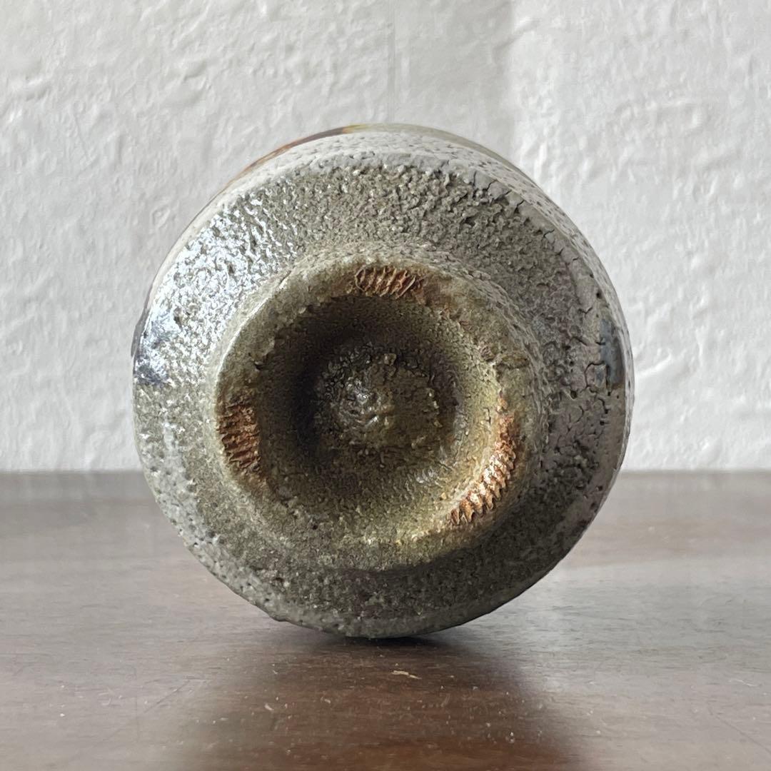 人間国宝　浜田庄司　鉄絵　湯呑　共箱　酒器　ぐい呑　としても