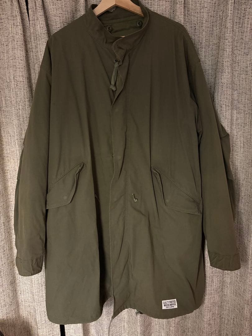 wackomaria オリーブ色 モッズコート キルティング内側