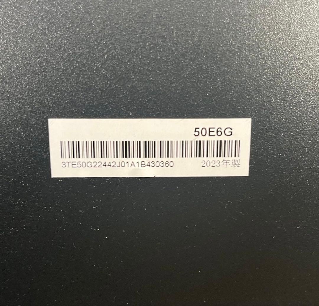 Hisence 50E6G 2023年製 液晶テレビ 4Kテレビ