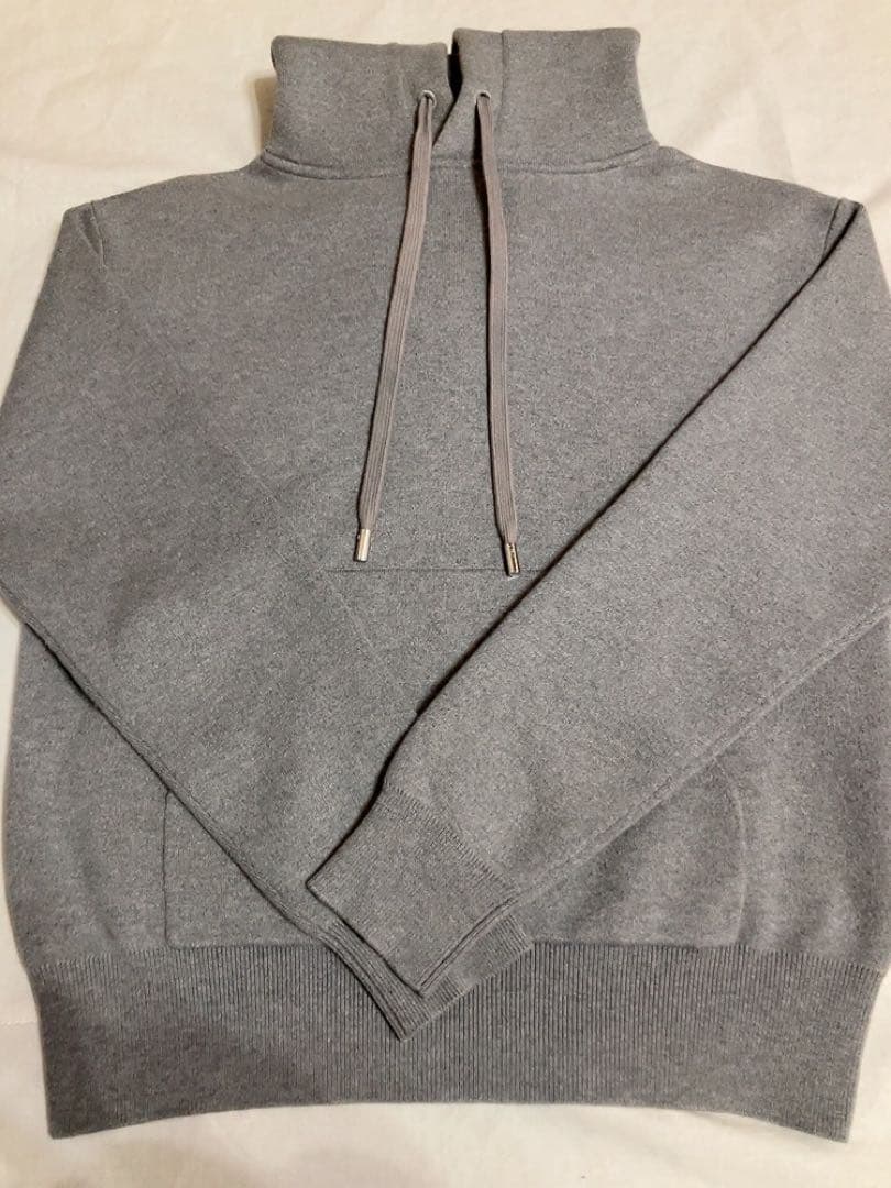 キャバン CABaN コットンカシミヤ パーカー プルオーバー XS グレー