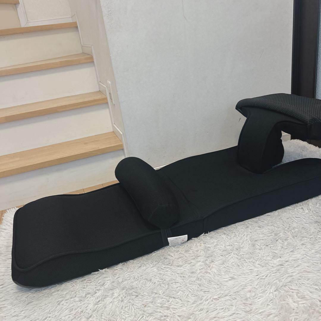 【美品】ニトリ ゲーミング座椅子 専用カバー付き ブラック