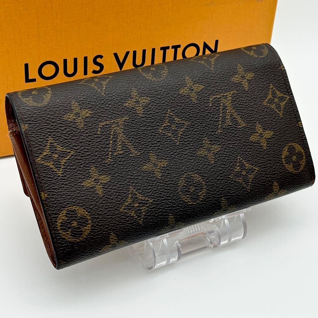 ルイ ヴィトン モノグラム ポシェット ポルトモネ クレディ 長財布 2枚
