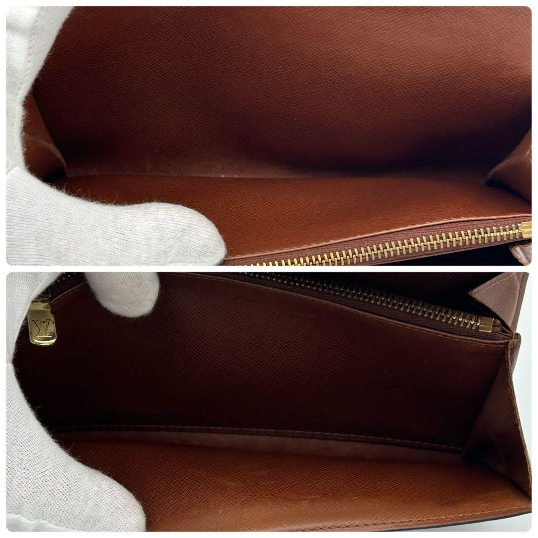 ルイ ヴィトン モノグラム ポシェット ポルトモネ クレディ 長財布 2枚