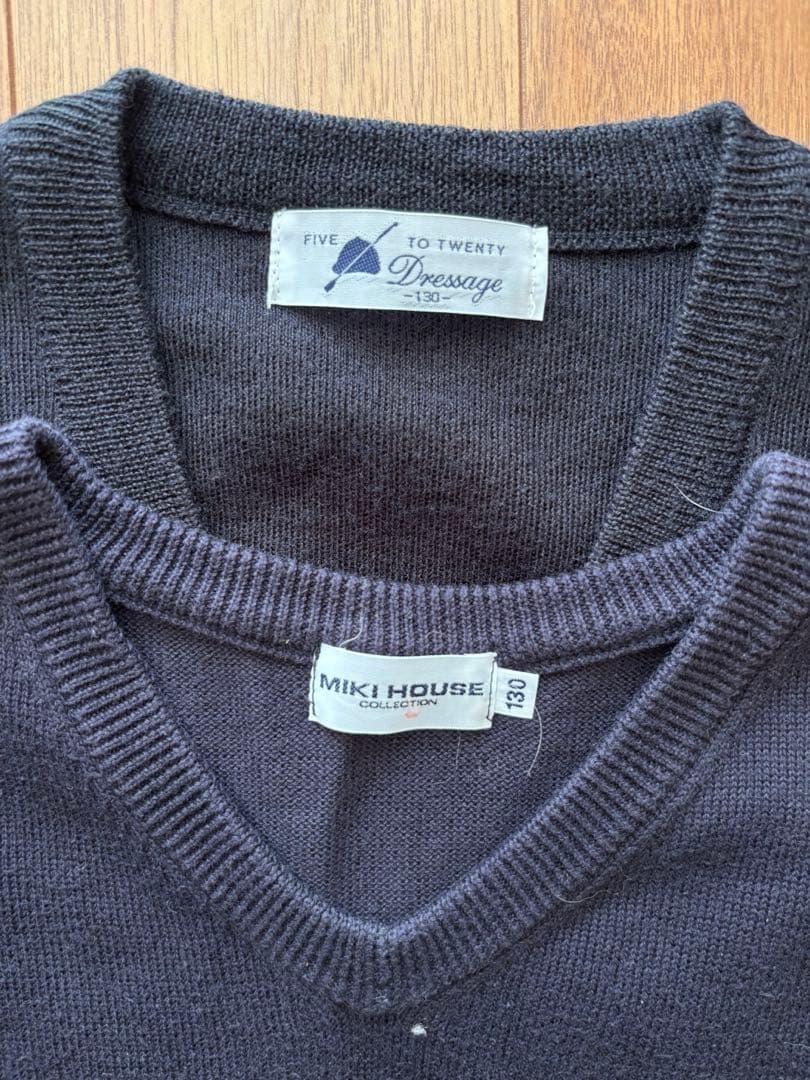 男児　お受験セット　130・140 familiar他