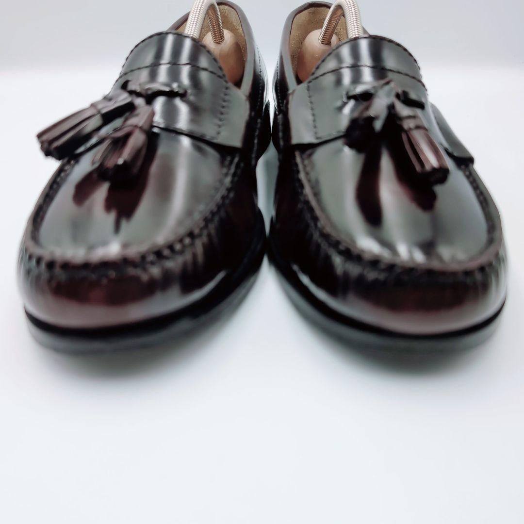 【極美品】COLE HAAN　ピンチ　タッセルローファー　バーガンディ　8D