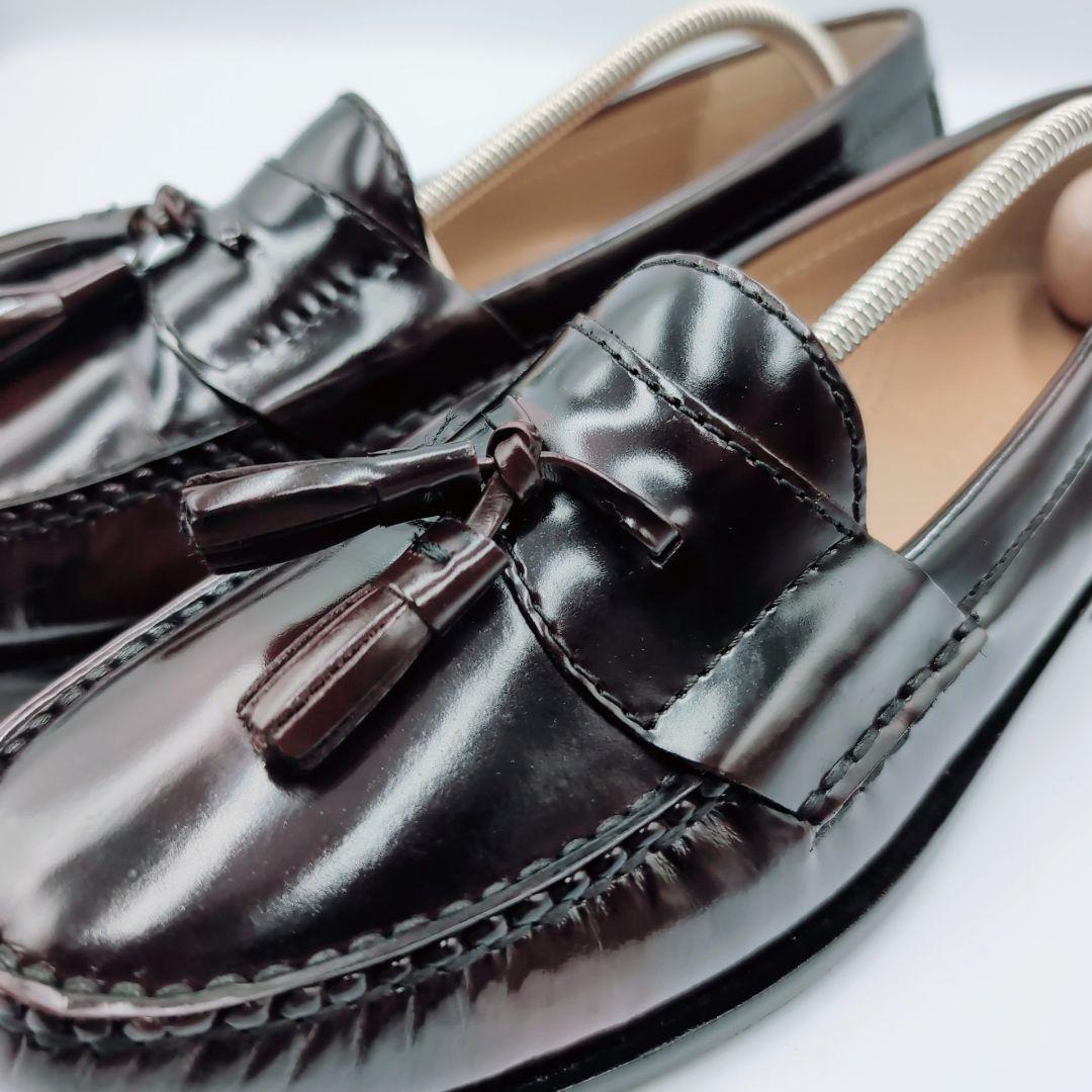 【極美品】COLE HAAN　ピンチ　タッセルローファー　バーガンディ　8D