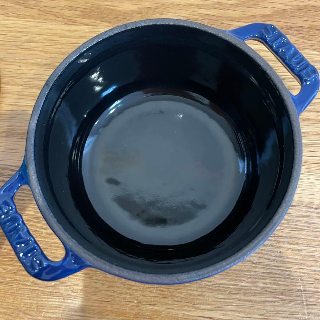 ストウブ STAUB cocotte 10 ジョエル　ロブション　ブルー　青