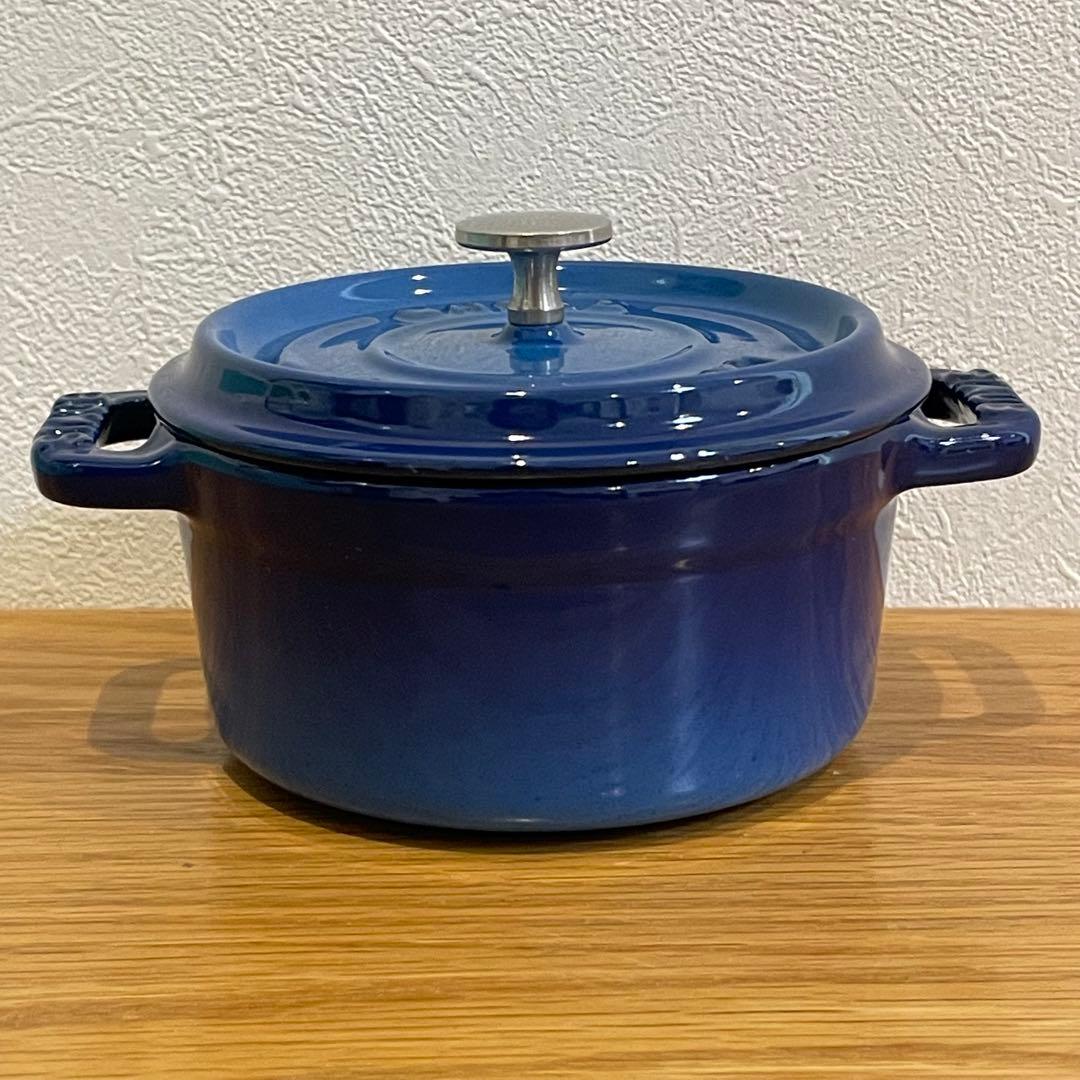 ストウブ STAUB cocotte 10 ジョエル　ロブション　ブルー　青