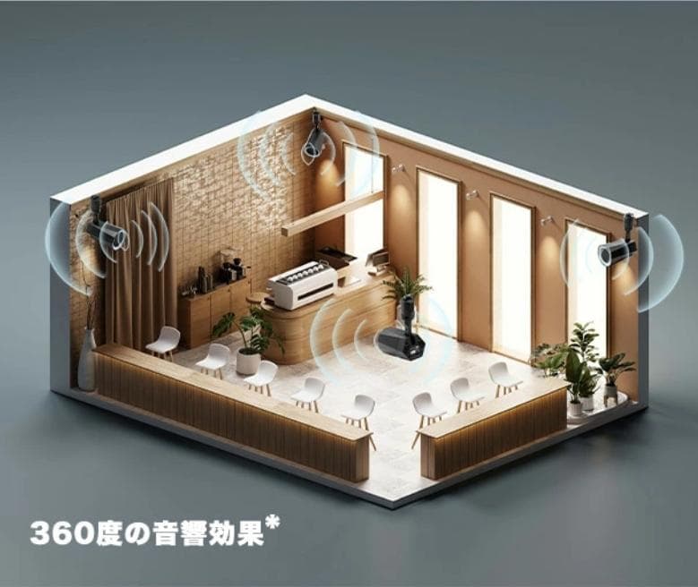 くろすけshop　2台ダクトレールスピーカー 設置が簡単Bluetooth