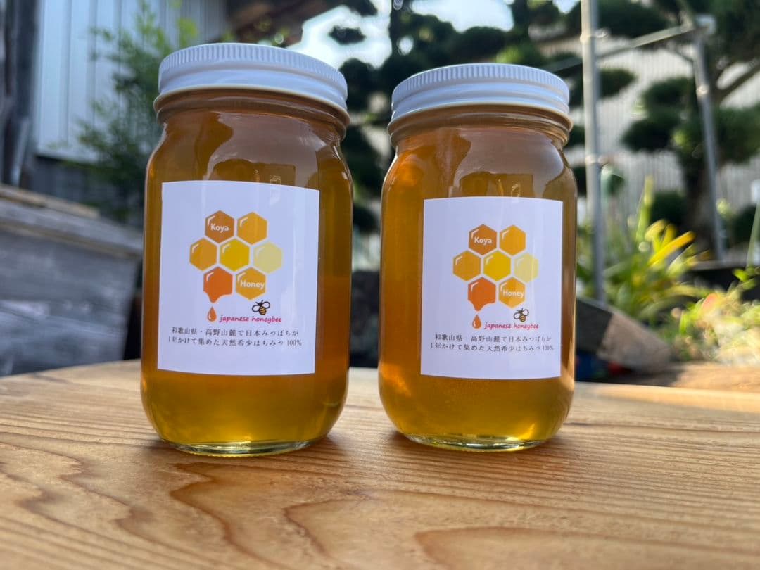 熟成1・2年　日本蜜蜂はちみつ 1200g 4本セット