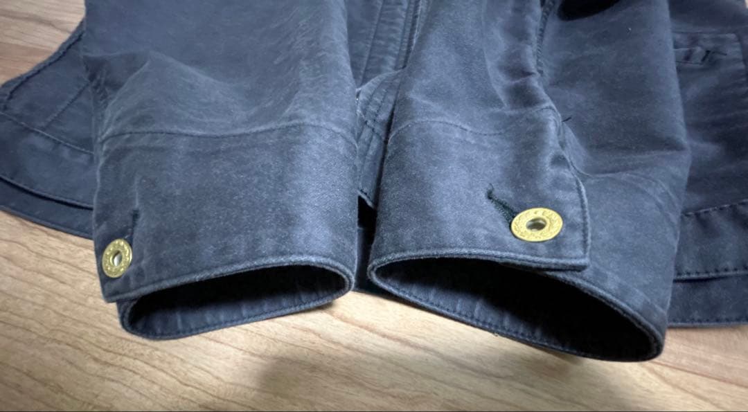 美品　ミッションディストリクト モールスキン ジャケット ブラックL