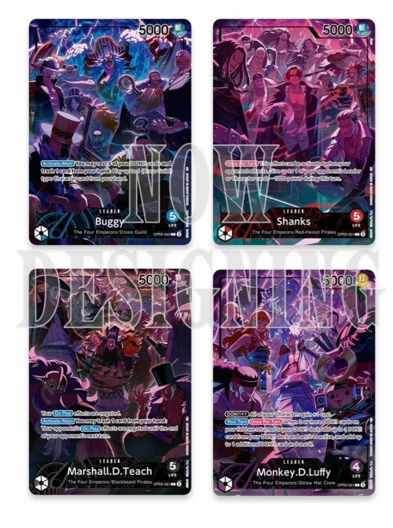 ワンピースカード　English 2nd anniversary set