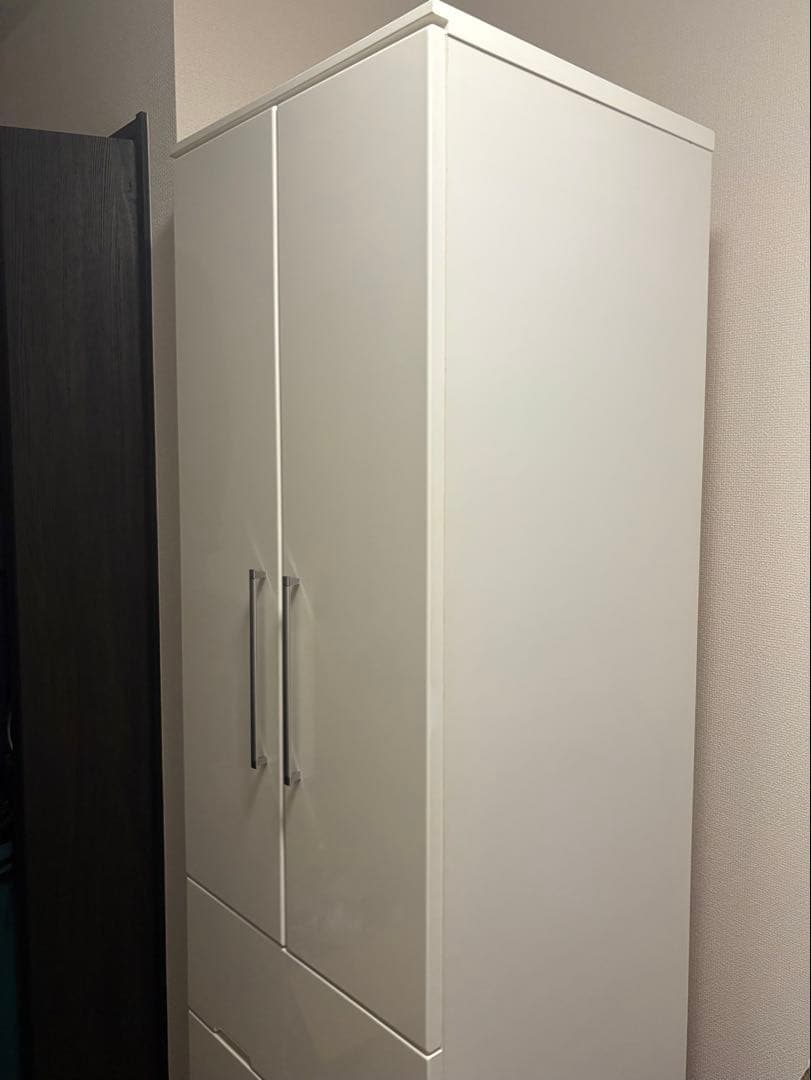 ニトリ　ワードローブ　タンス　（ホワイト）