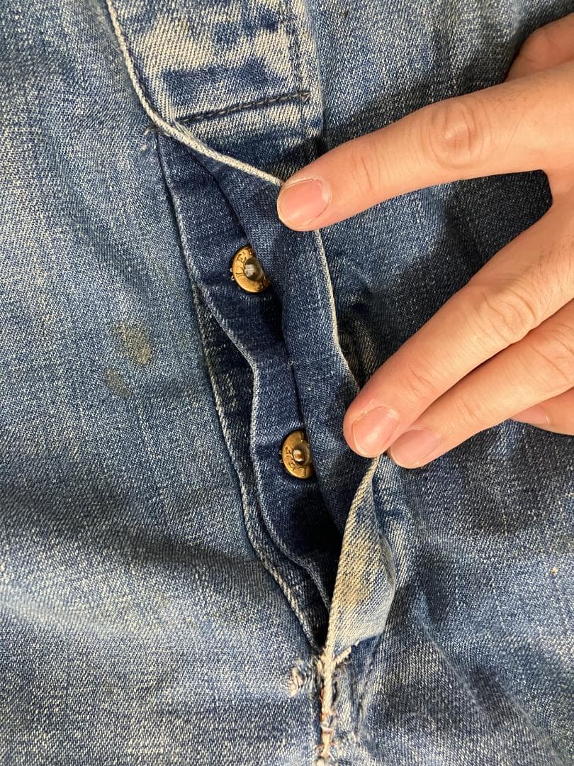 70s Lee 91-SB Jelt Denim デニムオーバーオール