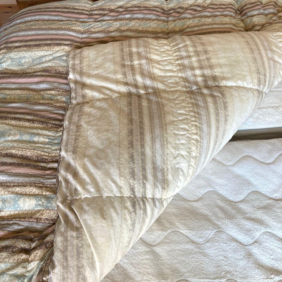 羽毛掛け布団　ダウンケット　ダブルサイズ