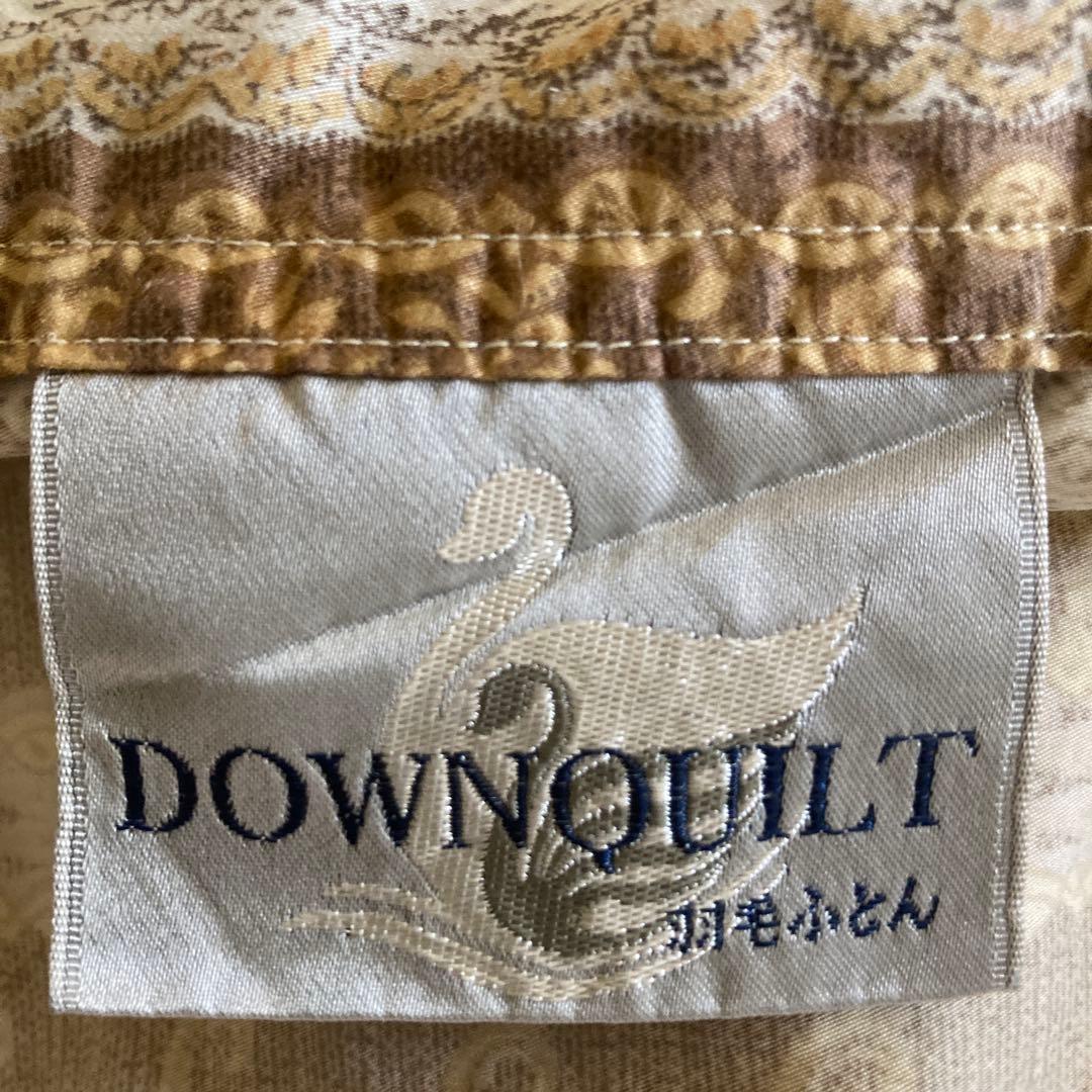 羽毛掛け布団　ダウンケット　ダブルサイズ