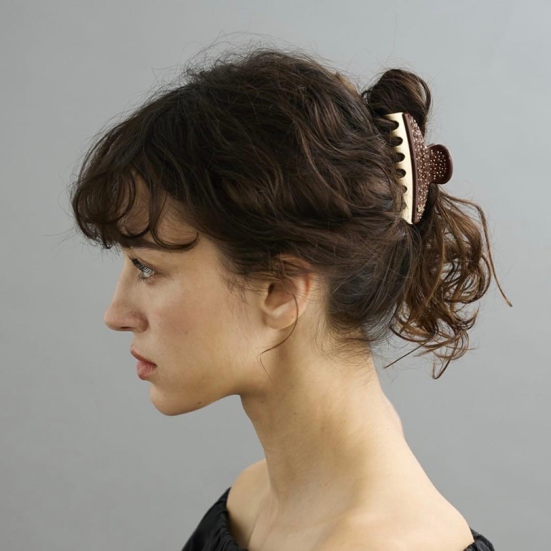 アレクサンドルドゥパリヴァンドームクリップMブラック/ゴールド定価34,100円