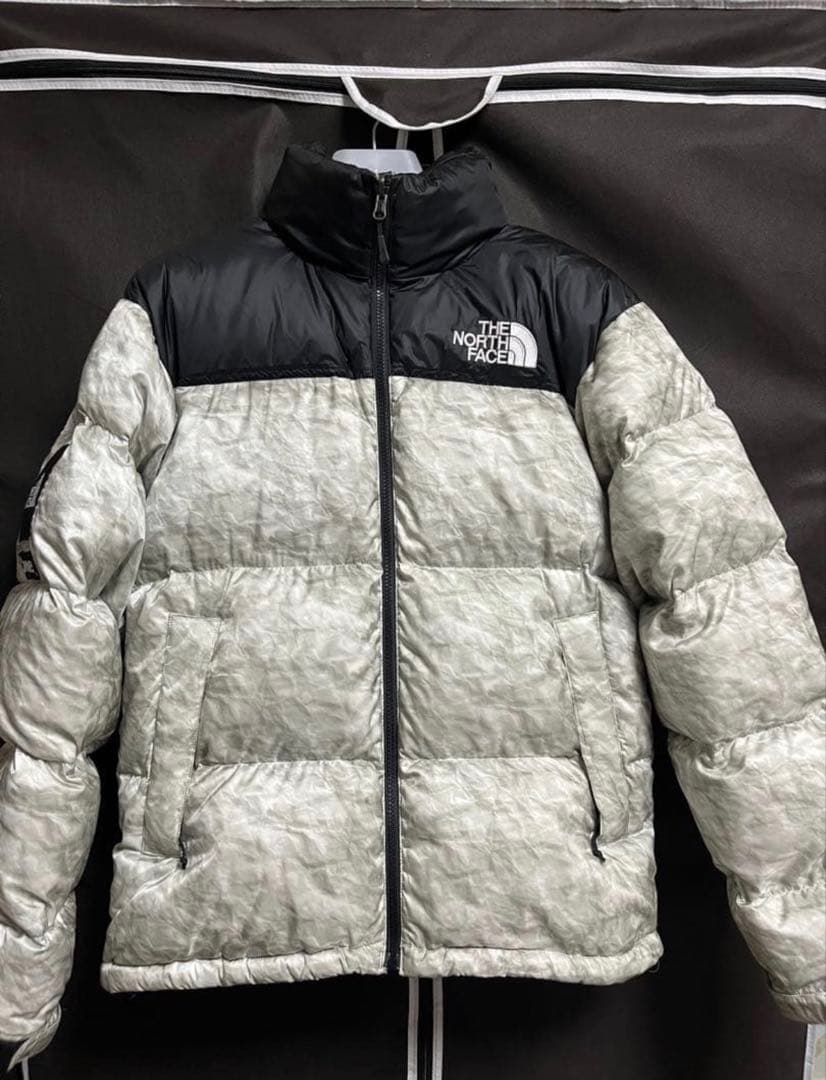 【ほぼ未使用！】Supreme×the North face 紙ヌプシ