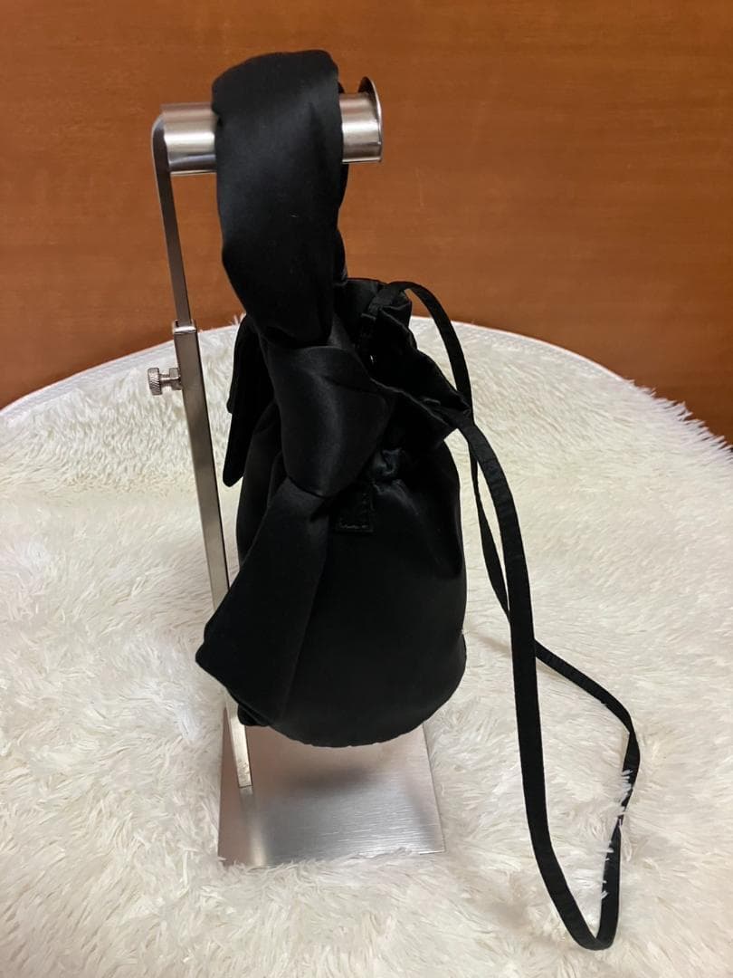 【美品】GANNI OCCASION シャーリング ショルダーバック 巾着袋型