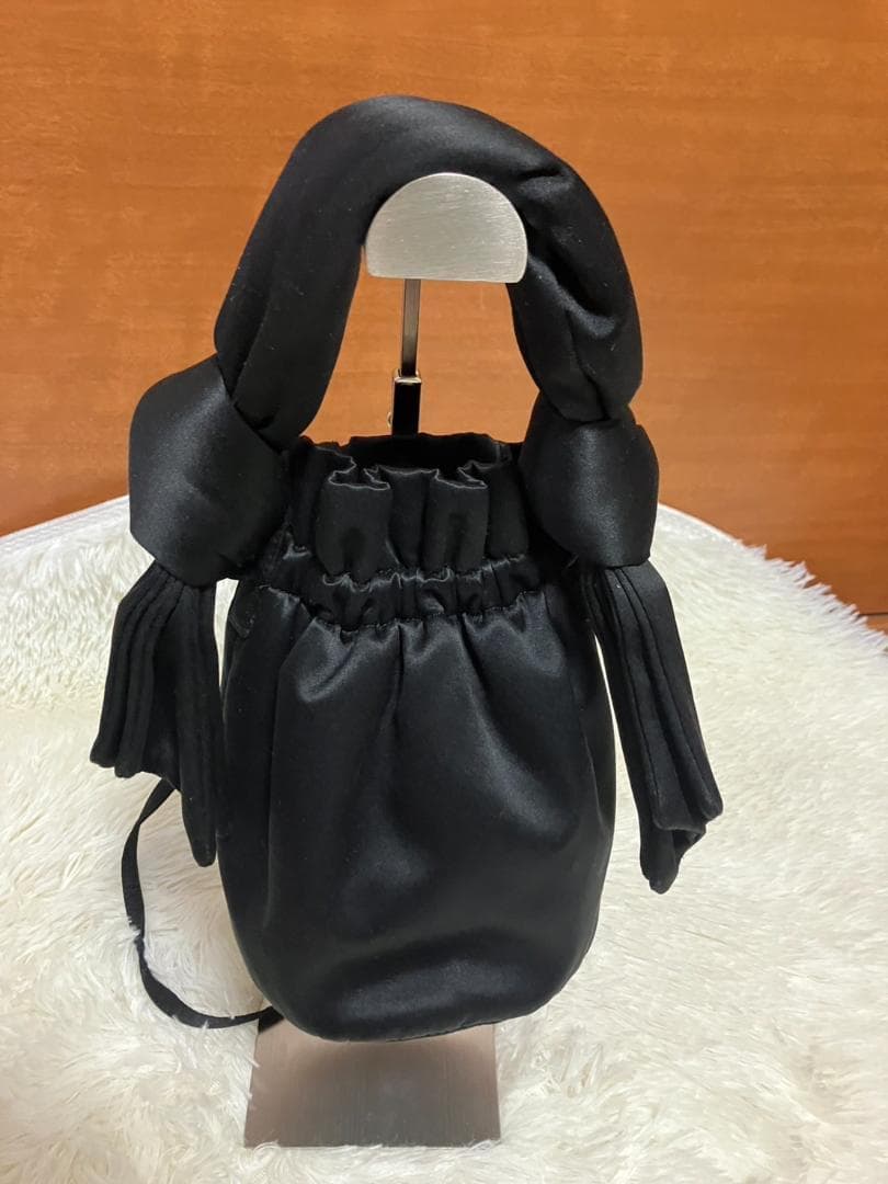 【美品】GANNI OCCASION シャーリング ショルダーバック 巾着袋型