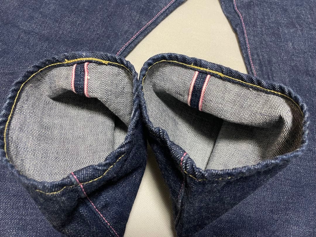 桃太郎ジーンズ G004-MB 日本製 銅丹 濃紺 桃耳セルビッチW33