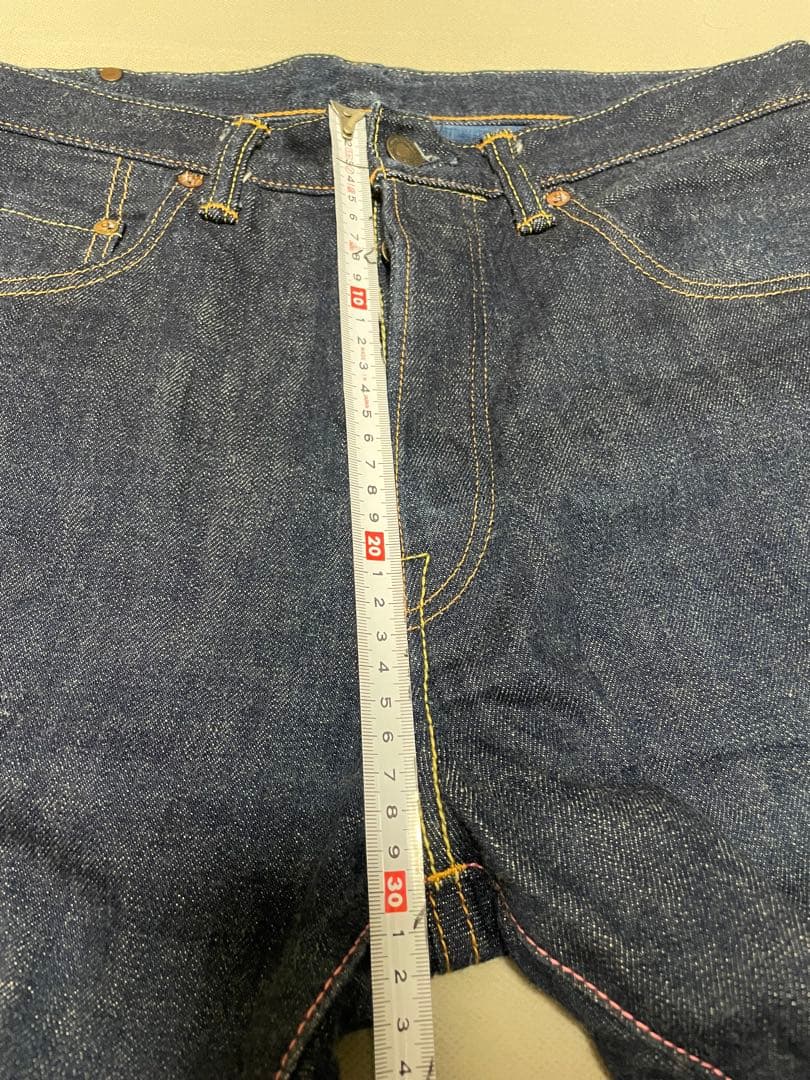 桃太郎ジーンズ G004-MB 日本製 銅丹 濃紺 桃耳セルビッチW33