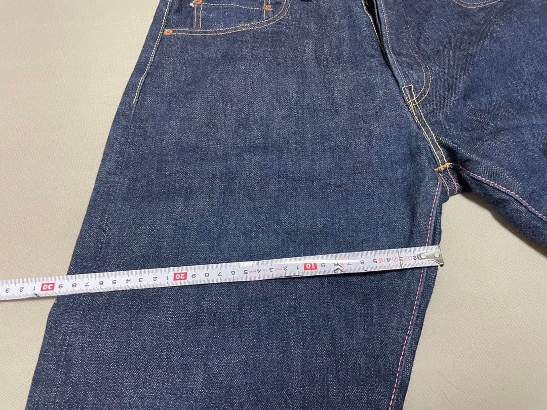 桃太郎ジーンズ G004-MB 日本製 銅丹 濃紺 桃耳セルビッチW33