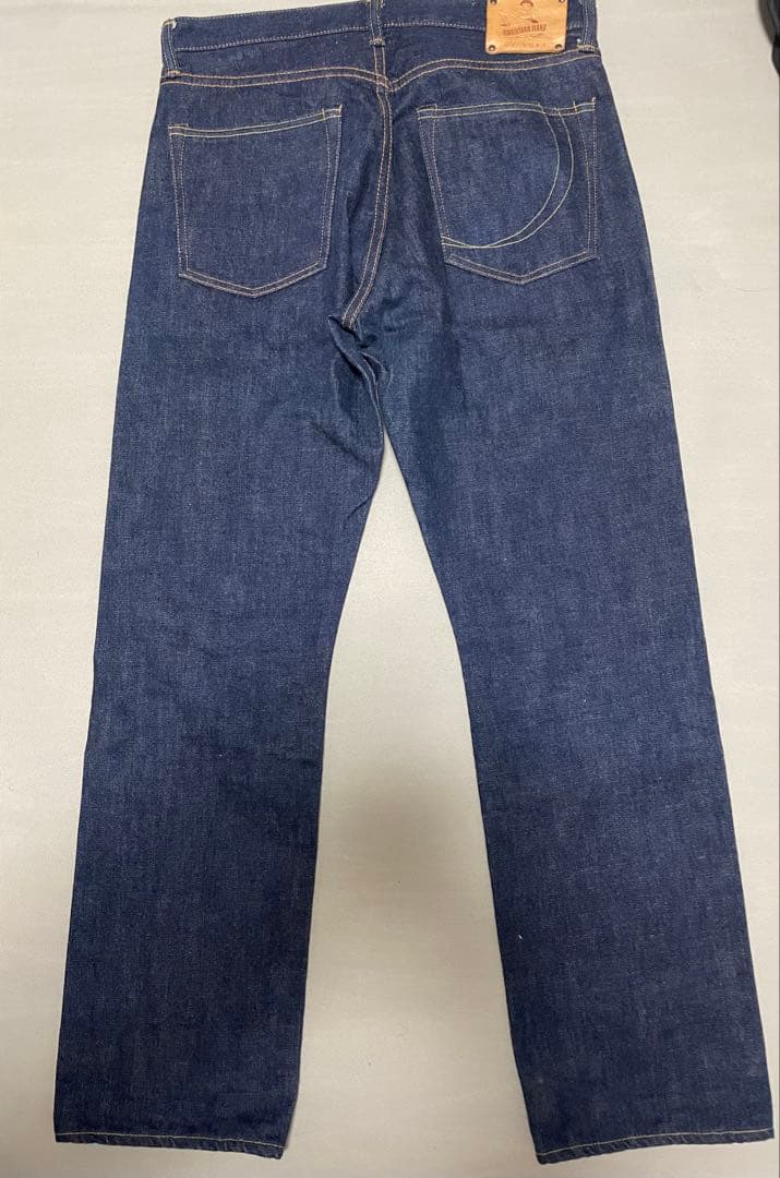 桃太郎ジーンズ G004-MB 日本製 銅丹 濃紺 桃耳セルビッチW33