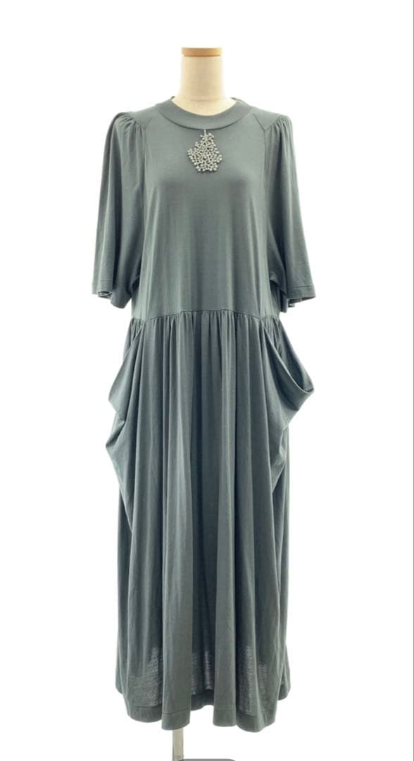 ミナペルホネン tarn シルク コットン ワンピース38号