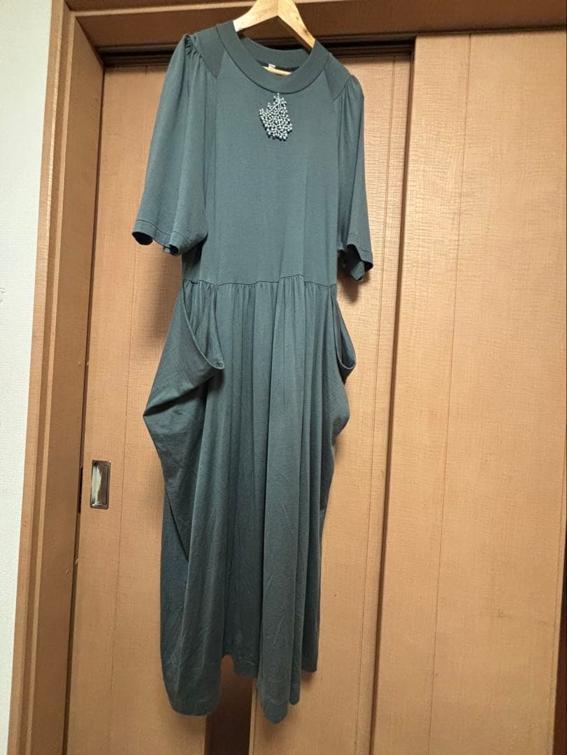 ミナペルホネン tarn シルク コットン ワンピース38号