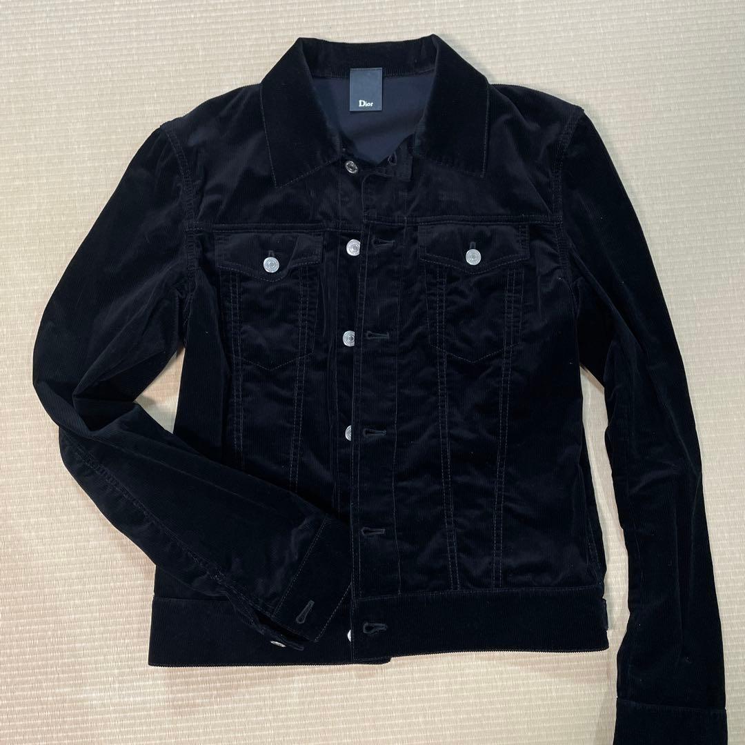 値下げ！ディオール　黒 コーデュロイ デニムジャケット